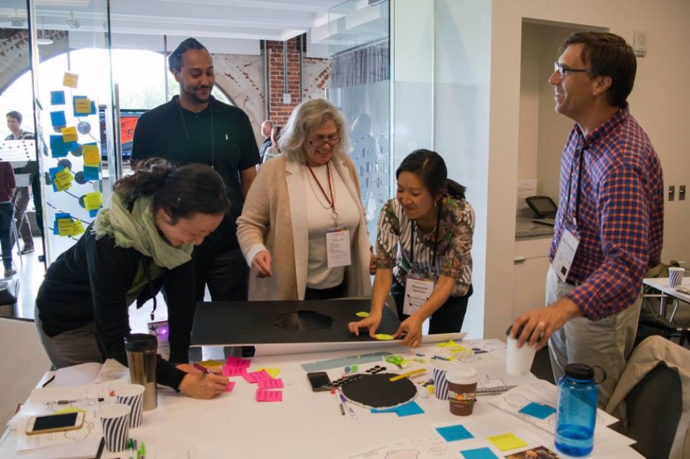 Design thinking workshop at Stanford FabLearn